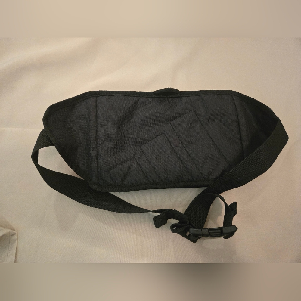 Adidas Amplifier 2 Fanny Waist Pack Black Nylon Padded Crossbody Multi Pocket - Picture 7 of 7